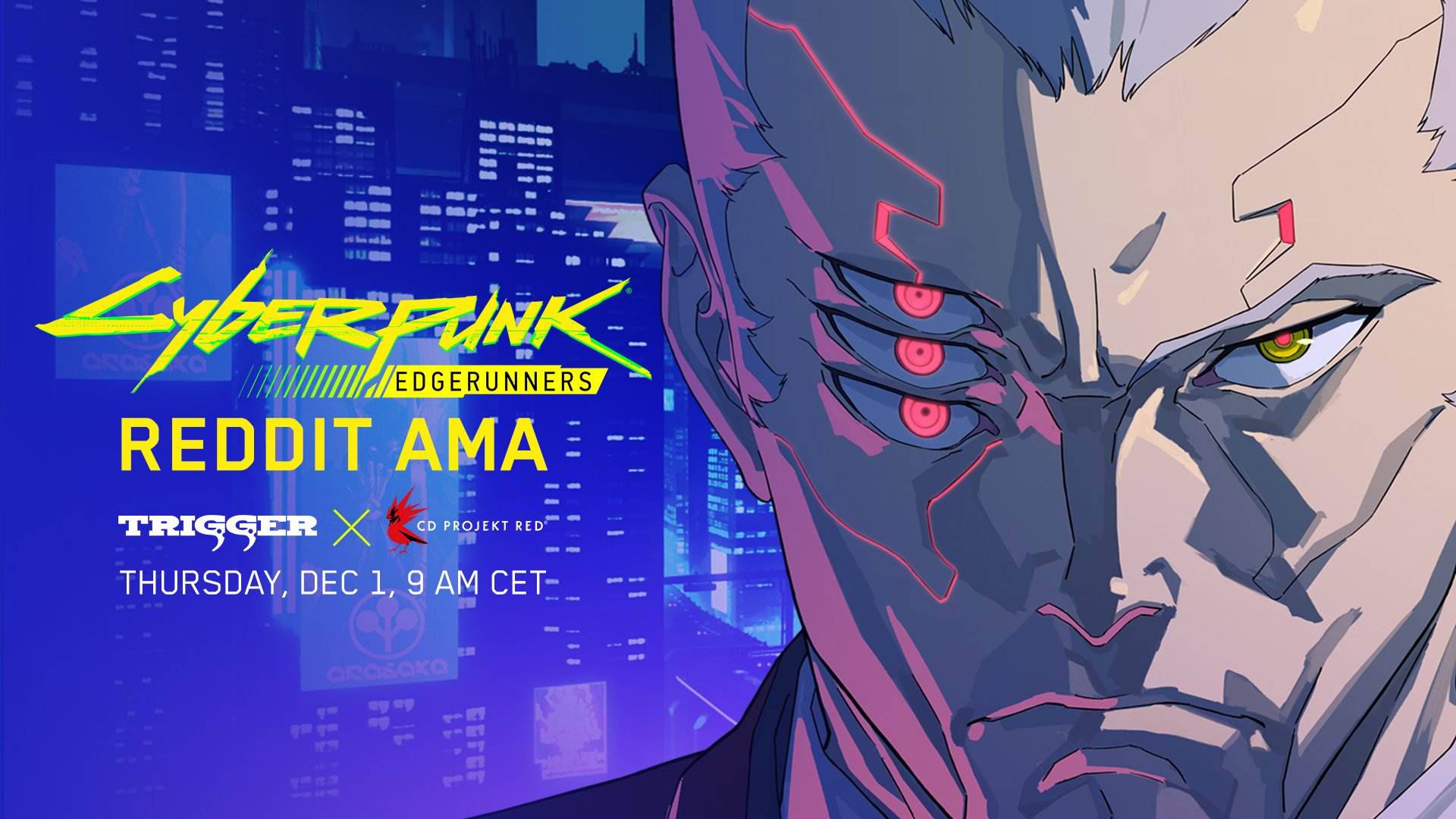 CYBERPUNK: EDGERUNNERS  CD PROJEKT RED, Studio Trigger e Netflix