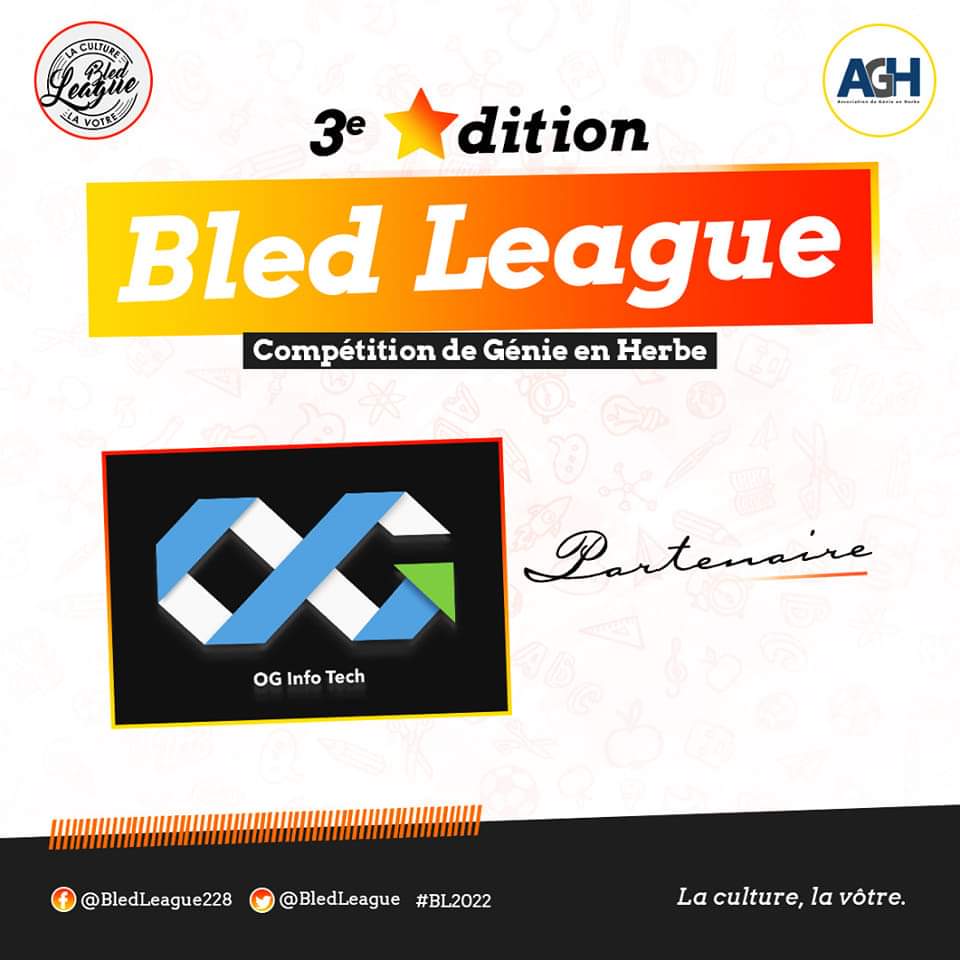 BledLeague's tweet photo. #BL2022 #GEHTogo
OG Info Tech propose des solut° informatiq sur diff. plateformes.
"Simplifier votre quotidien grâce aux produits que nous développons et à la tech. Notre philosophie se résume en 3 pts : la curiosité intellectuelle, le partage des connaissances et le DIY https://t.co/JXl33CV2Qr