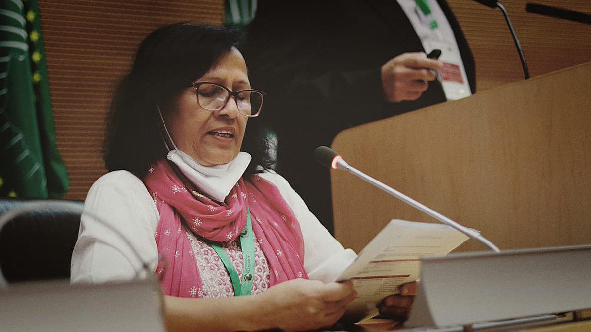 Day 3 #AfricaPGISymposium22  - The #Covid19 pandemic has integrated genomics into the public health sector" - moderator Dr Janaki Sonoo, Central Health Lab, Mauritius
#AfricaPGI
#BeyondCovid19
#GenomicsforAfrica2022