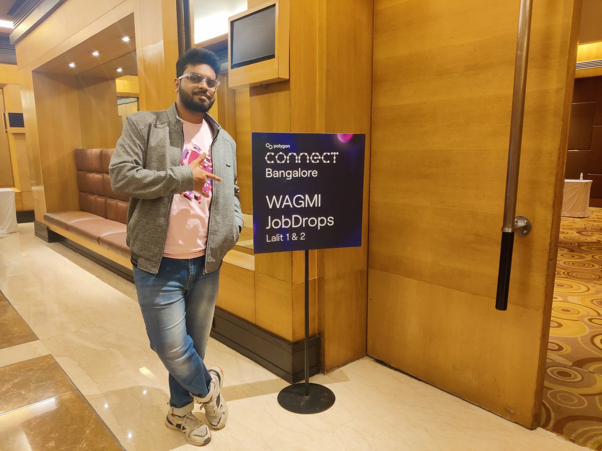 zaryab_eth's tweet photo. At the WAGMI JobDrops in Polygon Connect 

Hiring some super front-end ninjas for @pushprotocol. 🥷🥷

 If you a around ,let's Connect and discuss😎😎

#PolygonConnect #pushProtocol #ETHIndia https://t.co/kUuCl6pk3y