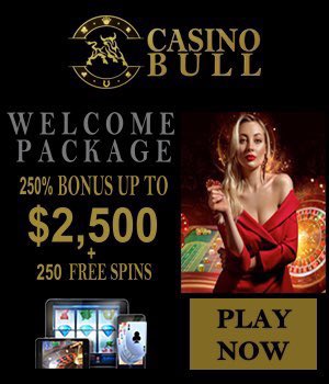Join CasinoBull &amp; get 250% Welcome Bonus up to $2,500 + 250 Free Spins

Claim bonus: 

