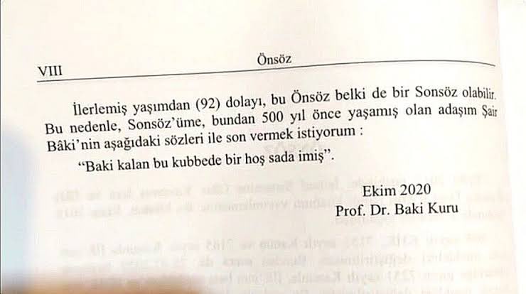 Hocaların hocası Prof. Dr. Baki Kuru’yu kaybetmenin derin üzüntüsünü yaşıyoruz. Hukuk camiasının başı sağ olsun.