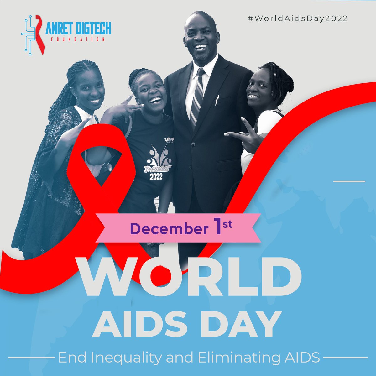 AnretTech's tweet photo. #Equalize #WorldAIDSDay2022 #WorldAIDSDay #16DaysOfActivism @KabasamboE @AsiimweHajarah @AIDS_conference @MinofHealthUG https://t.co/jPnXGT7Xte