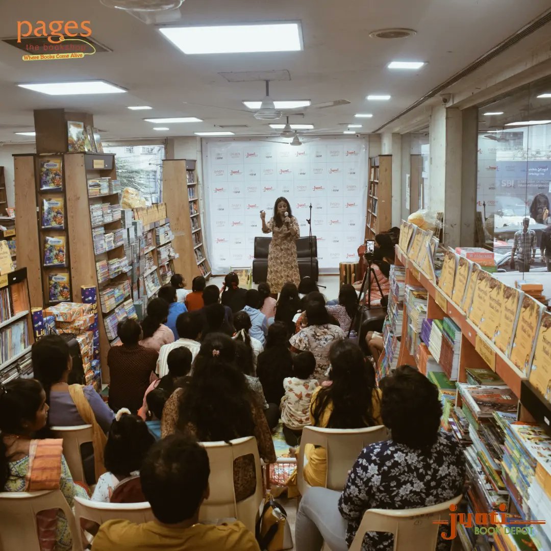 JbdPages's tweet image. A beautiful Story telling session by Nupur Agarwal at pages.