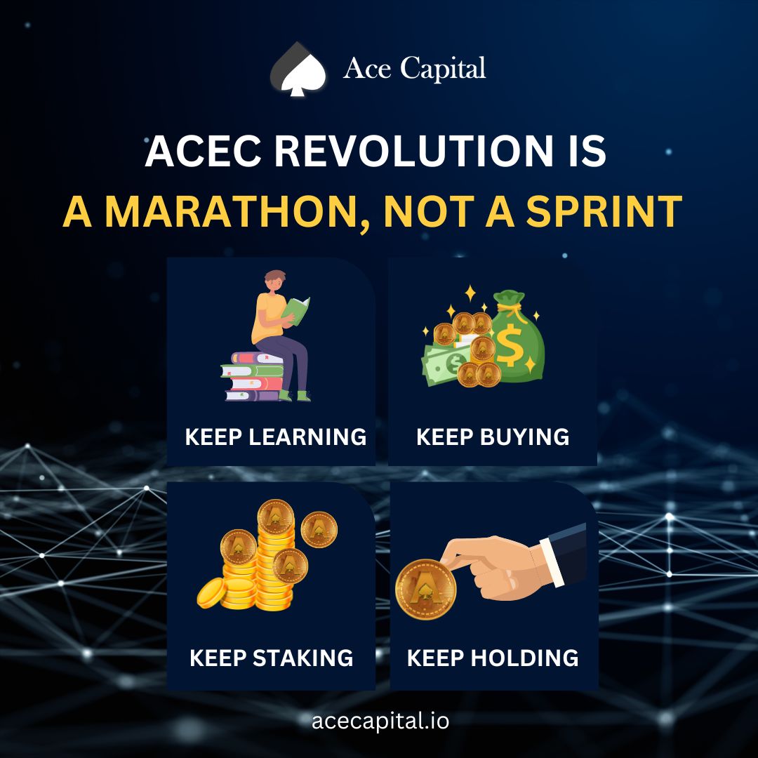ACEC Revolution is a Marathon, not a Sprint!#acepay #tokenz  #tknz #acecburn #acecswap #acecno1 #ace #acec #acecapital #acecapitaluk #acespaces #acedao #unifarm #radioshackexchange #pancakeswap #coinmarketcap #coinsbit #coingecko #listing #utilities #upi #bellcapitals #defi