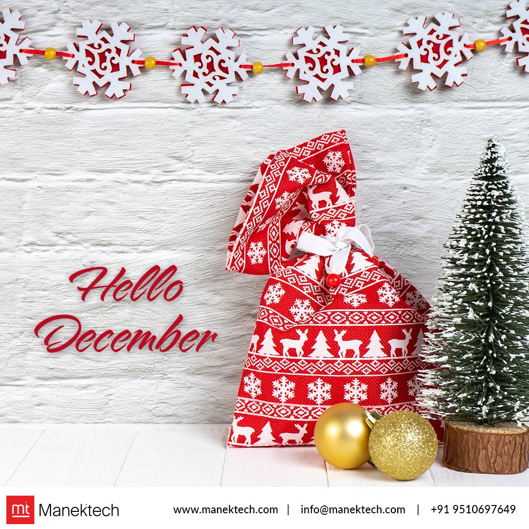 ManekTech's tweet image. Hello December 🎅🎄

#manektech #hellodecember  #christmasvibes #christmas2022 #christmas #december2022