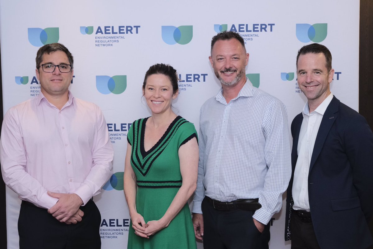 AELERTSec's tweet photo. A big thank you to outgoing CEO, Adam Gilligan for driving #AELERT2022 & a massive year for #AELERT.
Thank you @NSW_EPA for your support through his secondment, and we look forward to seeing Adam and the EPA team through the network!
#environment #EnviroReg #community https://t.co/UvDc3Aess5