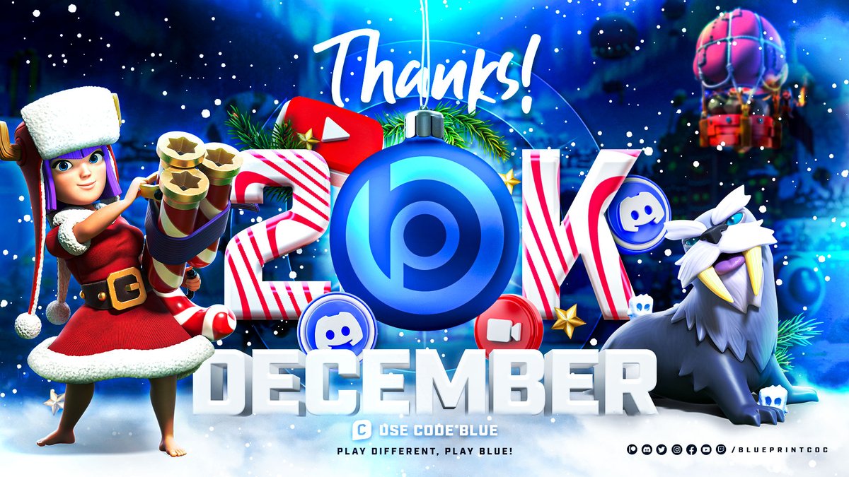 Hey! We have reached an important milestone on Youtube &amp; Discord! 🤩

We are very thankful for all the support our loved community shows! 🥰

Upcoming⌛️ a $20K war! $1000💰Prize Pool with your favorite PROS competing &amp; maybe even YOU! 💙

▶️ For more info: discord.gg/Blueprint