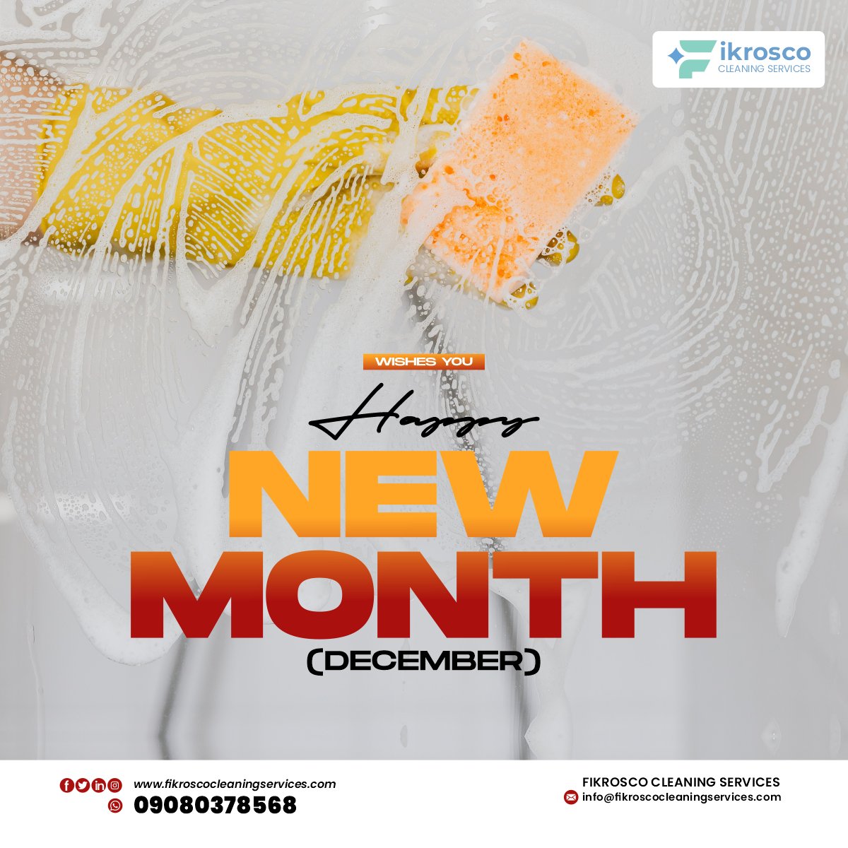 FikroscoCS's tweet photo. Wishing everyone a happy new month, as we enter this festive month filled with joy and happiness. 
#December #cleaning #janitorial #office #Jobs #safety #property #realestateagent #lagos #ikoyi #ikeja https://t.co/mAb1oOUelt