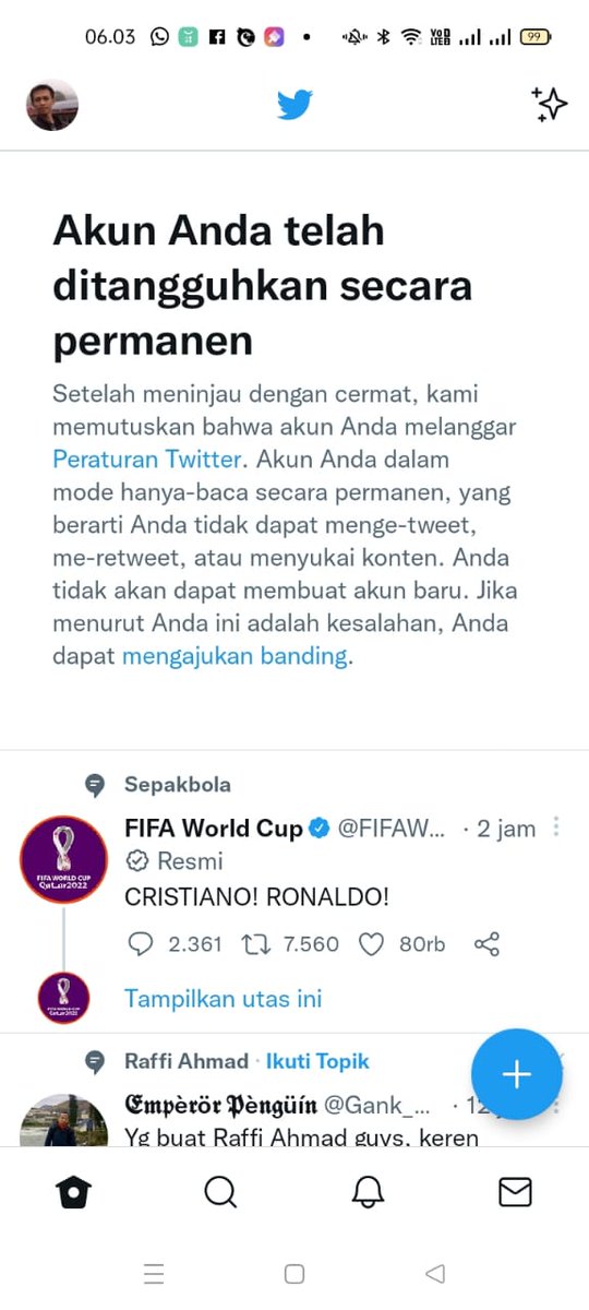 d_suranggana's tweet photo. Kenapa akun ku kayak gini ya apakah karena #TolakOJKdiKoperasi https://t.co/m1YHU73WTo