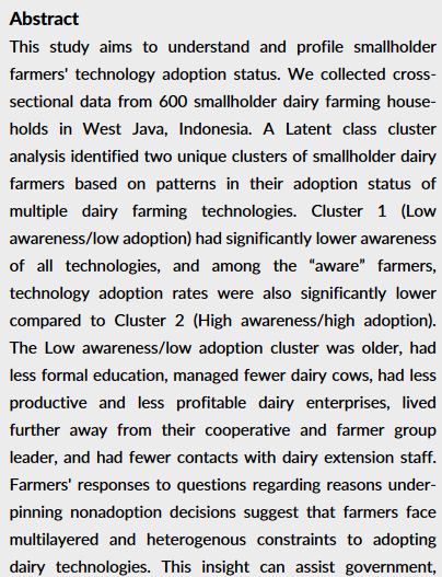Agribusiness: an International Journal tweet media