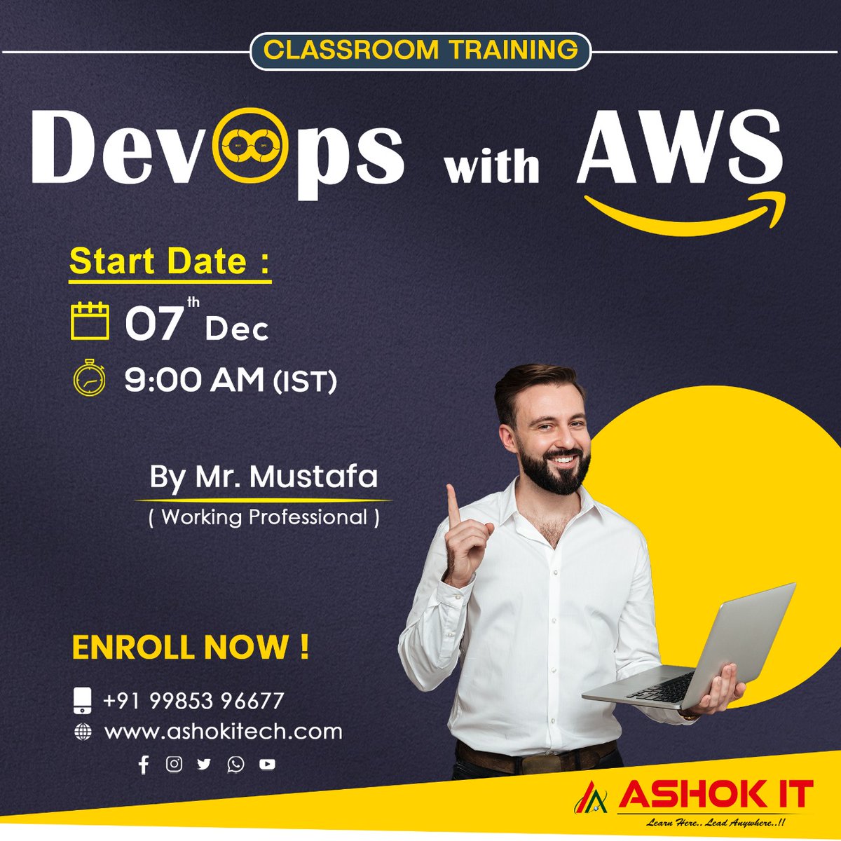 ashokitschool's tweet photo. 🛑 DevOps with AWS 🛑
✍️ Enroll Now : https://t.co/OGHC68Fs3F
👉 Free Demo On 7th-Dec @ 9:00 AM IST
🌐 Visit : https://t.co/zKPStGY82s
CALL NOW: +919985396677
#awstraininginhyderabad #LoadBalancinginCloudComputing #awsonlinetraining #Devopsengineercertification #AwsOnlinecourse https://t.co/8jcbM7j3Lx