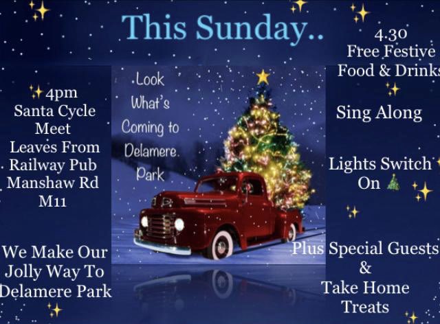 Santa Cycle to Delamere Park! What could be more fun on a Sunday afternoon?! 🤩🤩🤩
