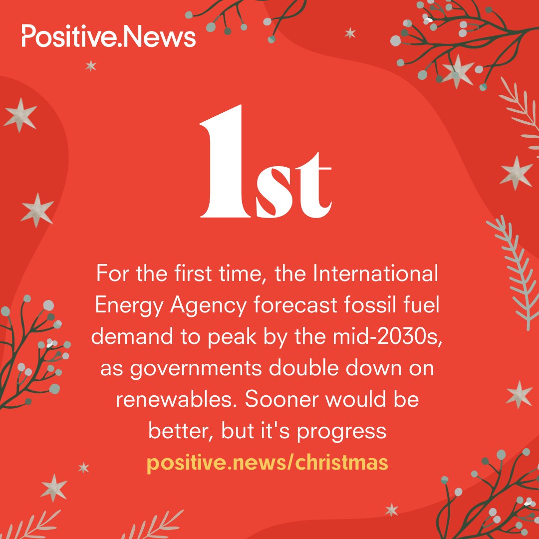 ‘Tis the season to be mindful about the things that are going right in the world. Amid the gloom, there have been many rays of light in 2022. And as Christmas approaches, we’re launching our #PositiveCountdown to celebrate them.
