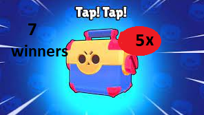 7 winners of 5 mega boxes and a possibility of getting 200 megaboxes off one of the links. #giveaways #brawlstars #supercell #byebyeboxes like follow me retweet