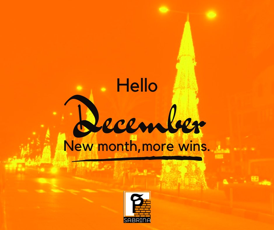 sabrinaproperty's tweet photo. Hello December! wishing you all a spectacular end to the year, filled with greater incredible wins. From everyone at Sabrina Properties Ltd. 
Happy New Month!
#HelloDecember #HappyNewMonth #RealEstate #Lagos #Abuja #Nigeria #RealestateLag #RealestateNG #Lekki #maitama https://t.co/GyH6JlgpIN