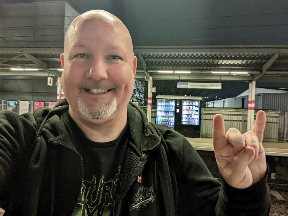 Step 1: Luton Airport Parkway into London St Pancras

Repping @tortureddemonuk @sophie_charity and @MetalforLifeNI

@xentrixmetal and Belgium 🇧🇪Ahoy! 

#MagicalMysteryTour