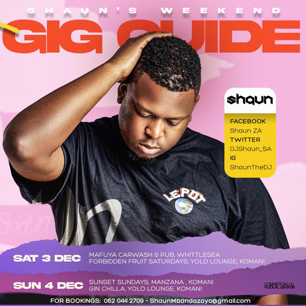DJShaun_SA's tweet photo. This weekend 
🚀🚀🚀🚀📽📽📽📽 https://t.co/QIuNhvYCXe