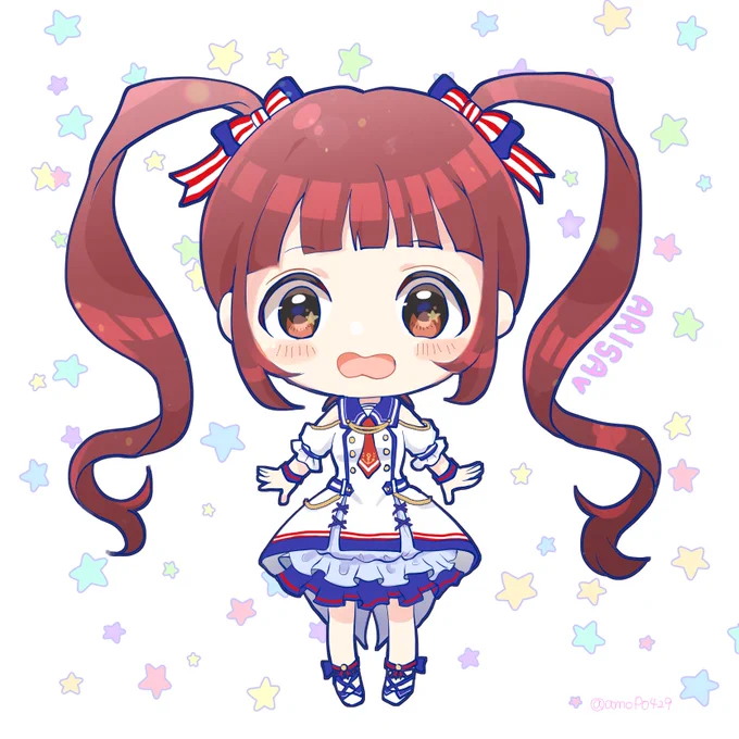 この間の復刻ガチャで手に入れてしまったムフフ〜嬉しい#松田亜利沙 