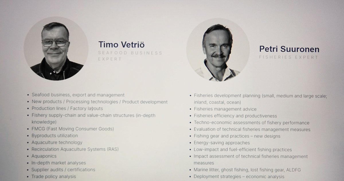 psuurone's tweet photo. Job news! I started at International Seafood Consulting Group (https://t.co/Ot1lYlDcNL). We are specialized in providing our customers with novel and high-quality advice and support on #fishery #development and #seafood #value #chains. 

#BlueBioeconomy #Fish #Sidestream @timovet https://t.co/Vtqv9Vj9nO