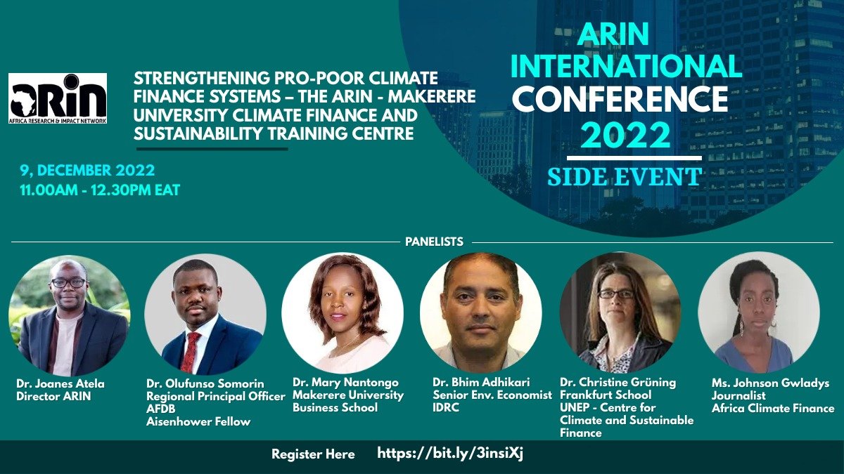 arin_africa's tweet photo. With the adoption of #LossandDamage finance @ #COP27, what strategies should be put in place to attract&manage international funding for the poor?
Curious to know? #ARINConference22 bring you this discussion on 9th December,11am β 12.30 pm. Register: https://t.co/uvq8b3s6fh https://t.co/dxQWDuAtUt