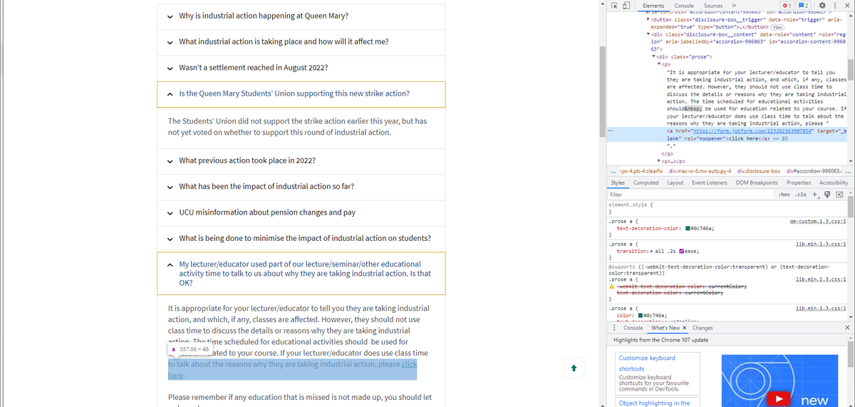 qm_ucu's tweet image. Third time&apos;s a charm, we guess? First they tried to get students to tell them if teachers dared to talk about anything but course delivery, then the joyful JotForm, now it&apos;s the same form but behind @QMUL credentials. The journey took them  one week &amp;amp; two twitter pisstakes.