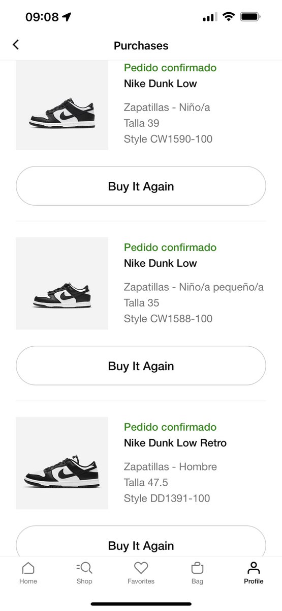 Diegoball's tweet photo. @FRSHSneaks Full family Ws https://t.co/ZSMTPx6GRY