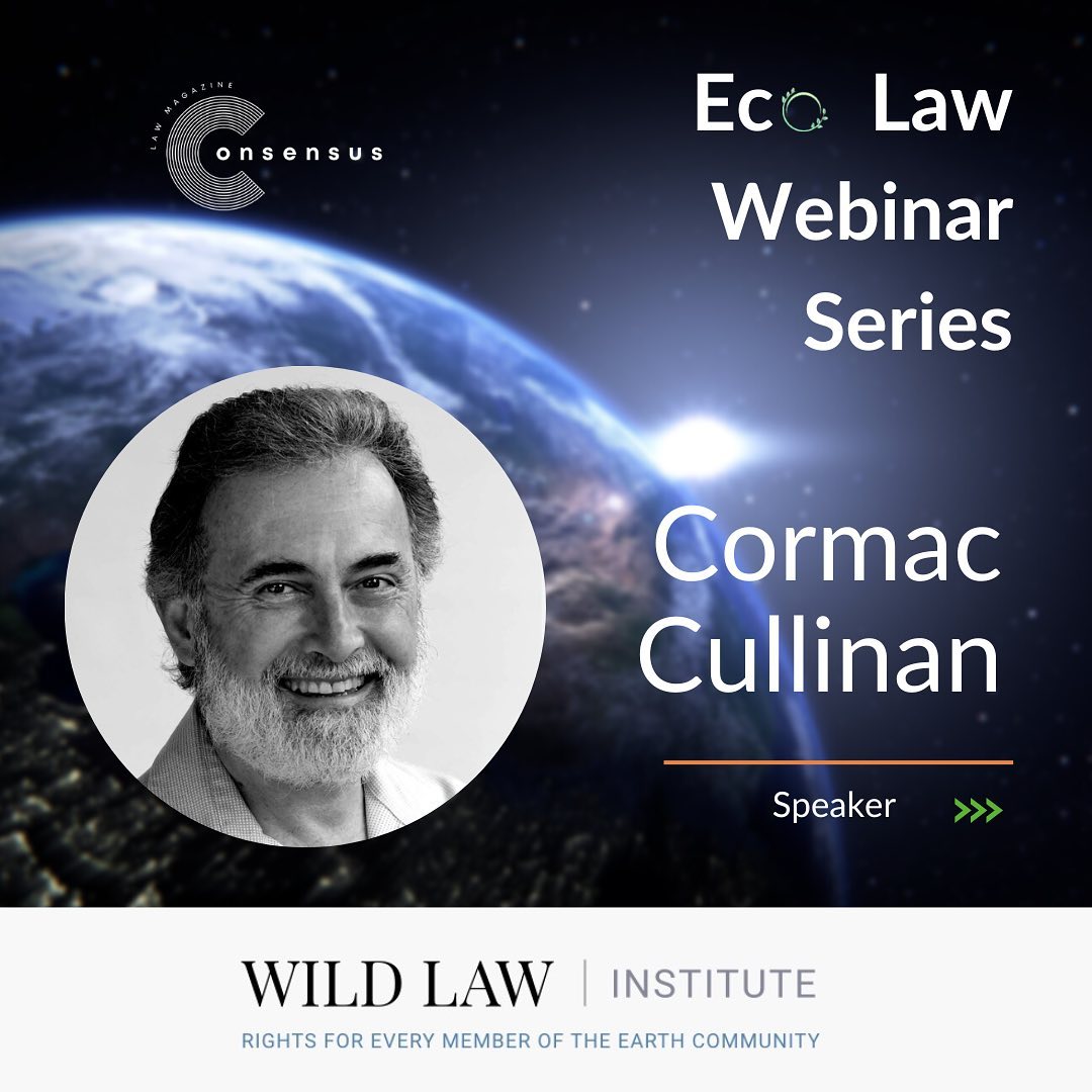 On Tuesday 6th December at 5pm SAST, Cormac Cullinan will be speaking as part of Consensus Law Magazine's webinar on the topic of Dissecting the Human Right to a Healthy Environment. Register for the webinar here!
forms.gle/TRLGZ8iiT5xuHb…