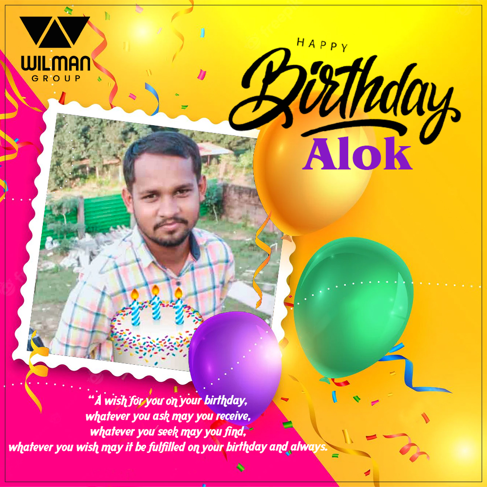 Warmest wishes to you on your very special day. I hope that you continue to change the lives of others with your positivity, love, and beautiful spirit.#wilmaninfraindia   #happybirthday #birthdayvibes #likeforbirthday  #graphicdesigndaily 
#wishformybirthday #happybirthdaylove