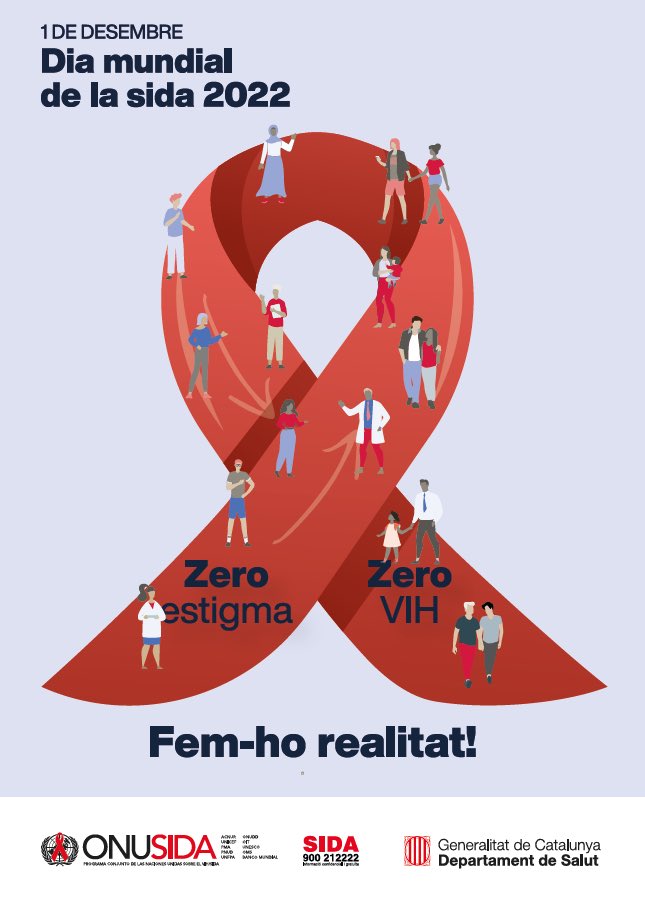 perearagones's tweet photo. Avui #DiaMundialdelaSIDA recordem que la lluita contra la malaltia és una lluita col·lectiva. Treballem per la prevenció i l'erradicació del VIH i contra la discriminació i l'estigma. #zeroVIH i #zeroestigma https://t.co/JKALWOQ5vA