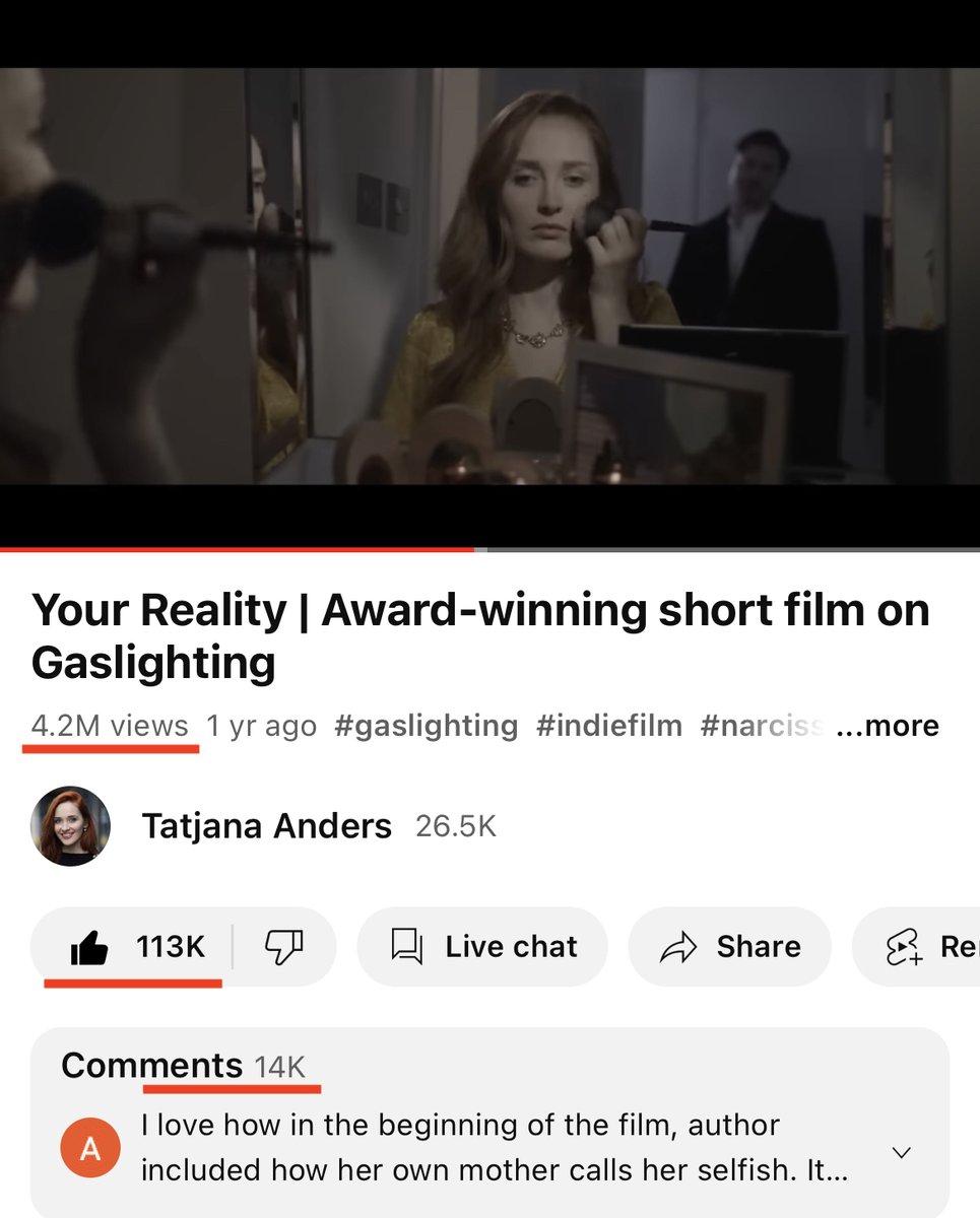 Tatjana Anders (@tatjanaap) on Twitter photo In light of the recent news with #Gaslighting being the word of the year, I would love to share my story of creating Your Reality - a short film on this topic:
youtu.be/SVCqTcb4qkM
You can reach me at: tatjana.anders@yahoo.com
#prrequest #journorequest In light of the recent news with #Gaslighting being the word of the year, I would love to share my story of creating Your Reality - a short film on this topic:
youtu.be/SVCqTcb4qkM
You can reach me at: tatjana.anders@yahoo.com
#prrequest #journorequest
