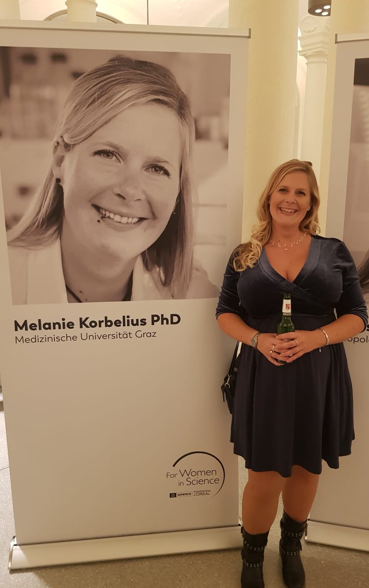 Melanie Korbelius, Postdoc of the <a href="/SFB_LipidHyd/">SFB Lipid Hydrolysis</a> <a href="/MedUniGraz/">Med Uni Graz</a>, received the L'Oreal For Women in Science fellowship of the <a href="/oeaw/">Austrian Academy of Sciences</a>. We are so proud, congrats!🥳