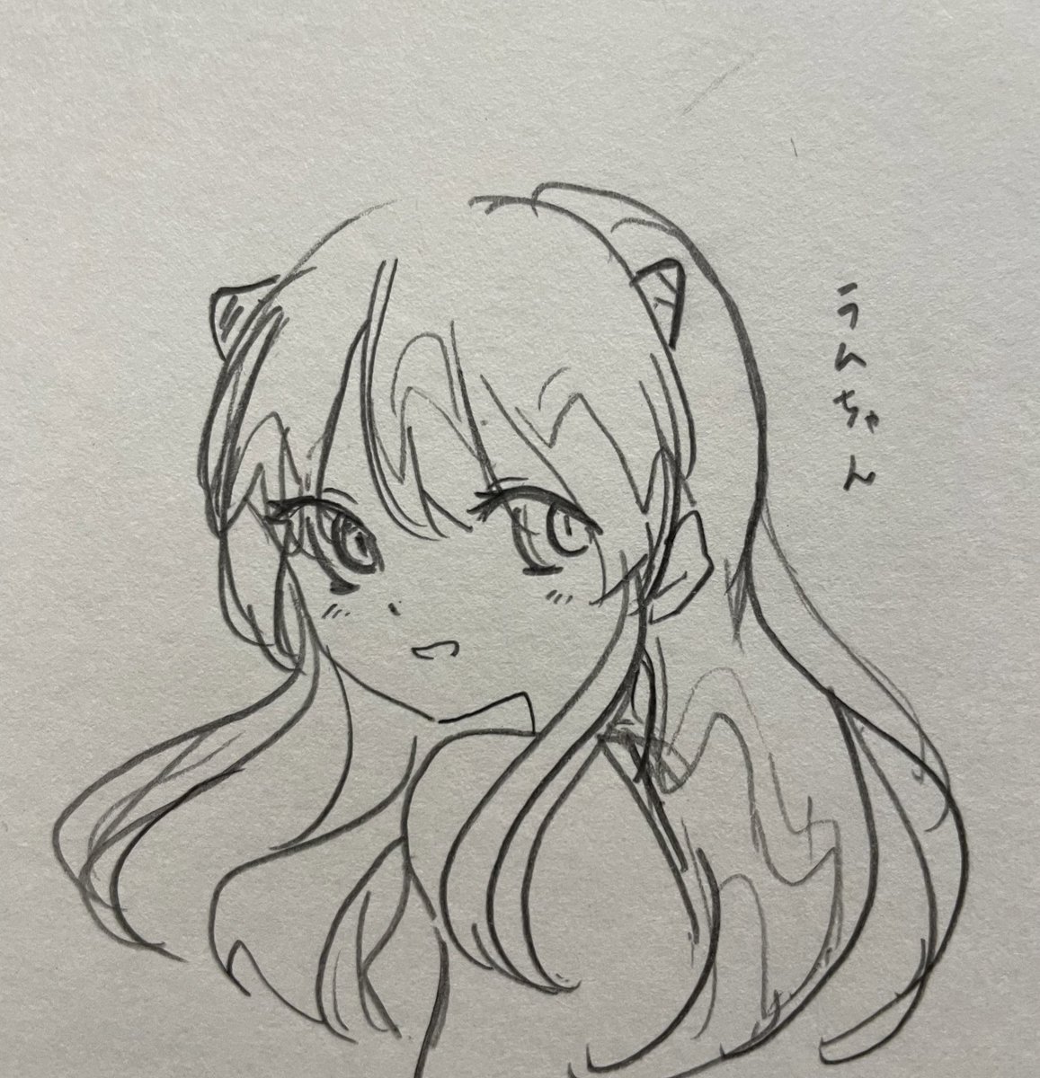 ごめん本当にイラスト載せれてなくて… 申し訳ないのでラムちゃん落書き置いておきます