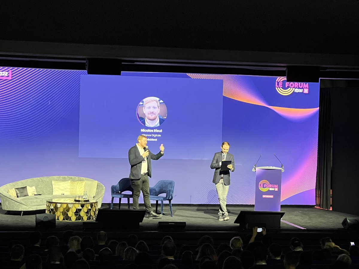 nlidija's tweet photo. C’est parti pour le Forum @Alliance_Dgtle avec @IIMparis Le rendez-vous annuel de tous les acteurs du marketing digital #tendances #digital 
 #ForumAD2022 @MedinaKone @Corto13 https://t.co/TWWJRstQNG