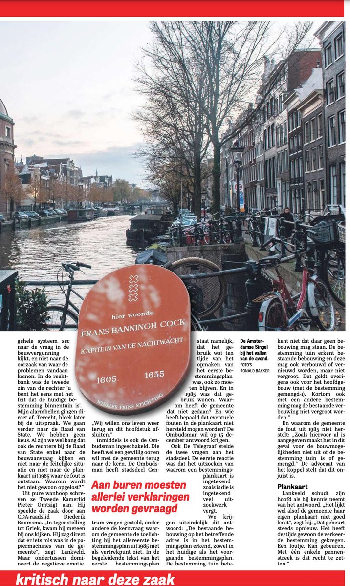 'Uw woning is een tuin.'

Zo belandden 2 A'dammers in een bureaucratische nachtmerrie. Hun eeuwenoude, monumentale woning, is volgens de gemeente geen woning. Bizar!

<a href="/DiederikBoomsma/">Diederik Boomsma</a> trekt in gemeenteraad aan de bel, er moet snel een oplossing komen

Vandaag in de <a href="/telegraaf/">De Telegraaf</a>: