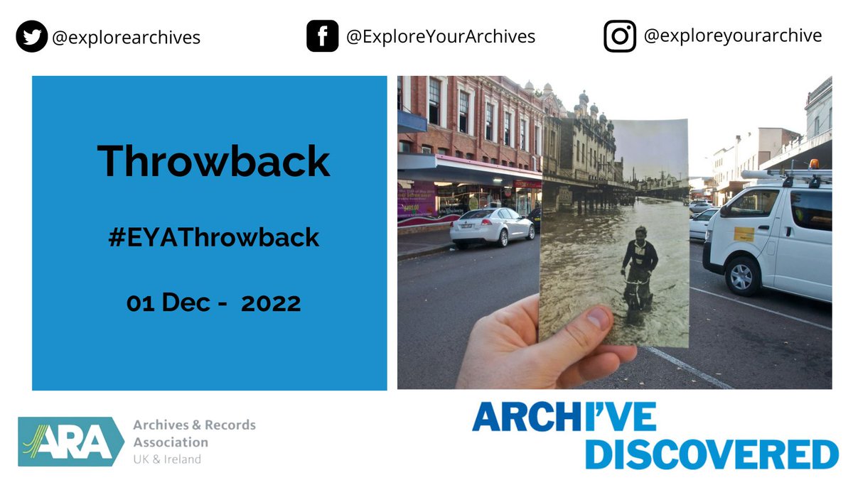 explorearchives's tweet photo. 💫It's Throwback Thursday!
📽️Today's #ExploreYourArchive theme is #EYAThrowback!
🎞️Travel back in time with us!
#TBT #ThrowbackThursday https://t.co/idZdb7LJ2a