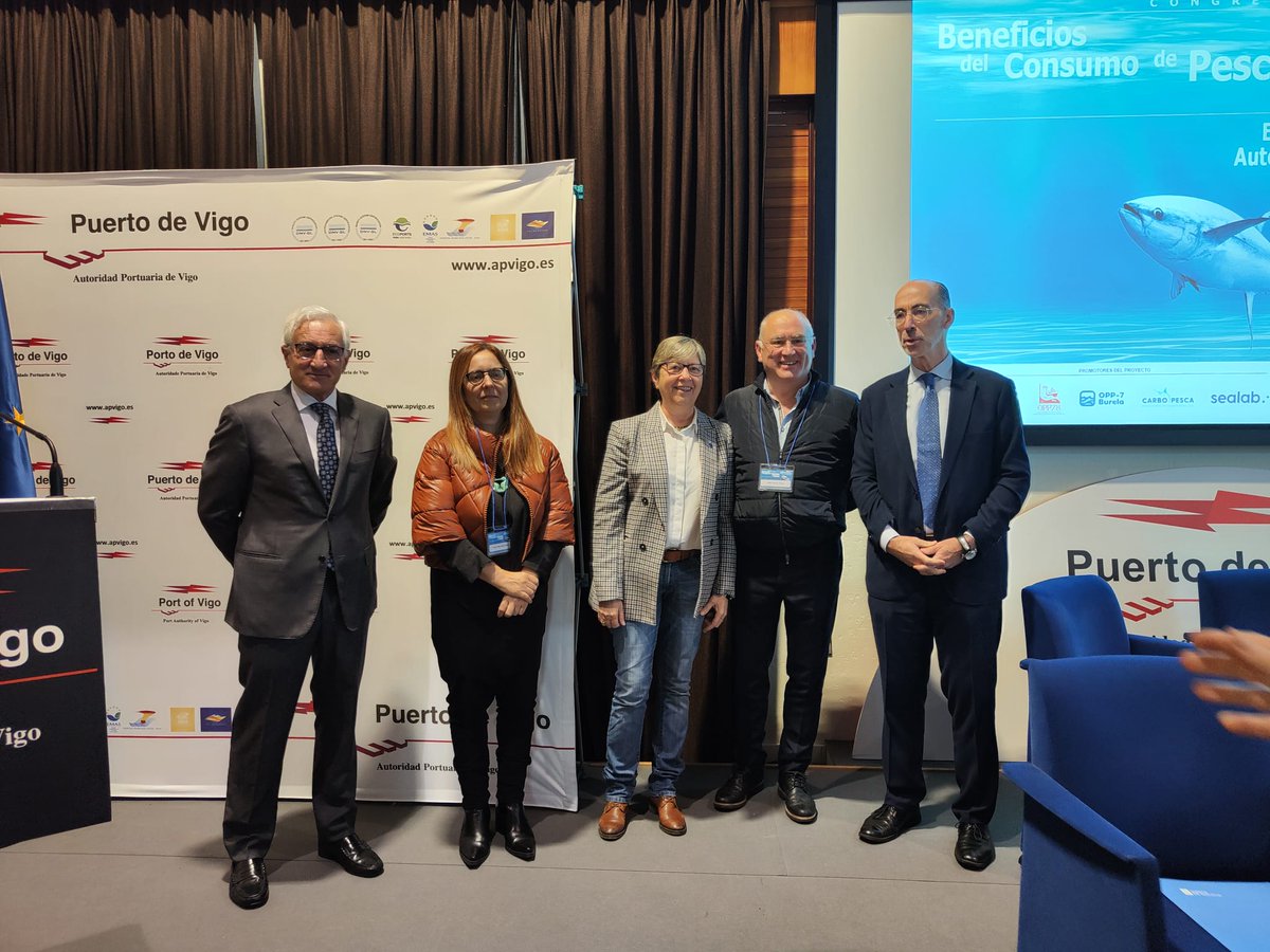 BluesFip's tweet photo. Los socios de @BluesFip, @Opromar1, @oppburela y #ANECTEAM participaron este martes en el #Congreso "Beneficios del consumo de #pescado en la salud pública".
#Pesca #YoComoPescado https://t.co/u7prjWbSOR