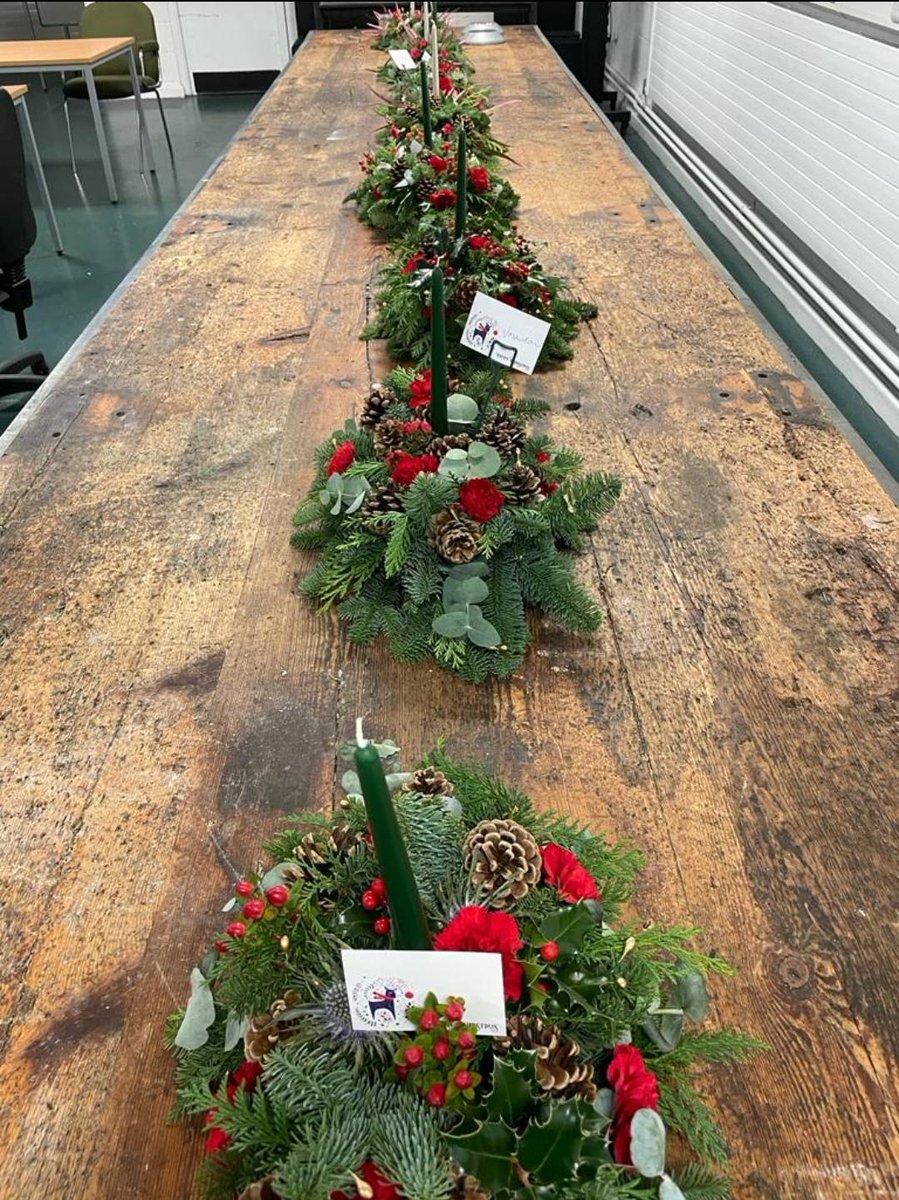 dhulaigh's tweet photo. Our #ProfessionalFloristry #course #students are #Christmas ready. Head to our #Kilbarrack campus at 1pm today for #carols from #PerformingArts &amp; the big #xmas light switch-on, thanks to the aptly named Noel ! 🎄 https://t.co/xbuOpb2YBw