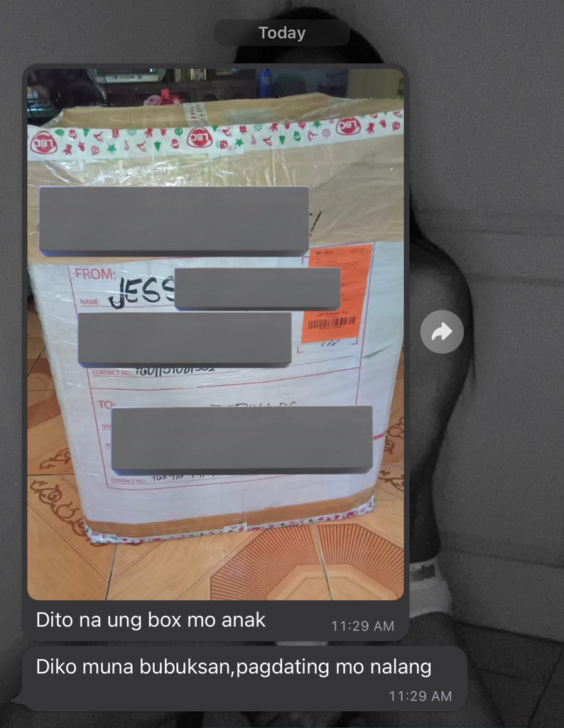 iamjesz027's tweet photo. Buti pa yong package naka uwi na ng bahay, ako nandito pa sa abroad.😂 Ang daya naman talaga ng buhay, charriiissszzz! 😂😂😂 #ofw #ofwfeels https://t.co/uLoM2xfSPR