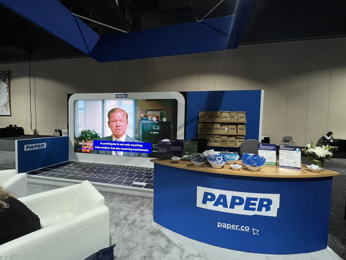 Angela_Paper's tweet photo. Come and visit us at booth #226 at CITE conference to learn more about PAPER!🚀🚀🚀 @paperlearning https://t.co/epjuDPy7pg