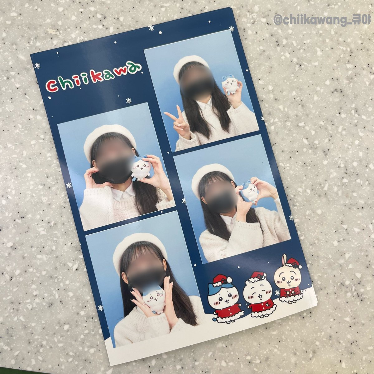 chiikawang's tweet photo. 🎄치이카와 크리스마스 인생네컷 프레임

#RT 후 사용해주세요!!
버전은 치이카와 로고 흰색 테두리 있는 버전과 없는 버전 입니다!
타래에 달아놓겠습니다 🎁💝 https://t.co/oXBke82JnT