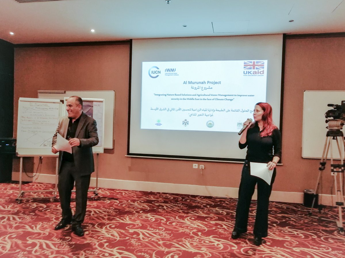 IUCN ROWA in partnership with the International Water Management Institute @IWMI_ and under the Al Murunah project is conducting the Regional Training Workshop on participatory community planning approach for three days, from 29th of November to 1st of December 2022, in Amman.