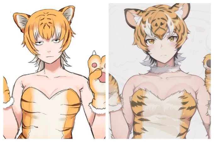 AIに自分の絵再生成させんのおもしれー 