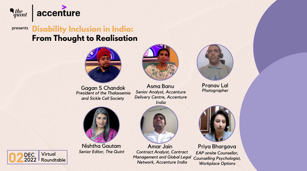 Partner | This #IDPWD2022, tune in to our virtual roundtable - Disability Inclusion In India: From Thought To Realisation. 2nd December, 5PM Mark your calendars. #DisabilityInclusion @AccentureIndia