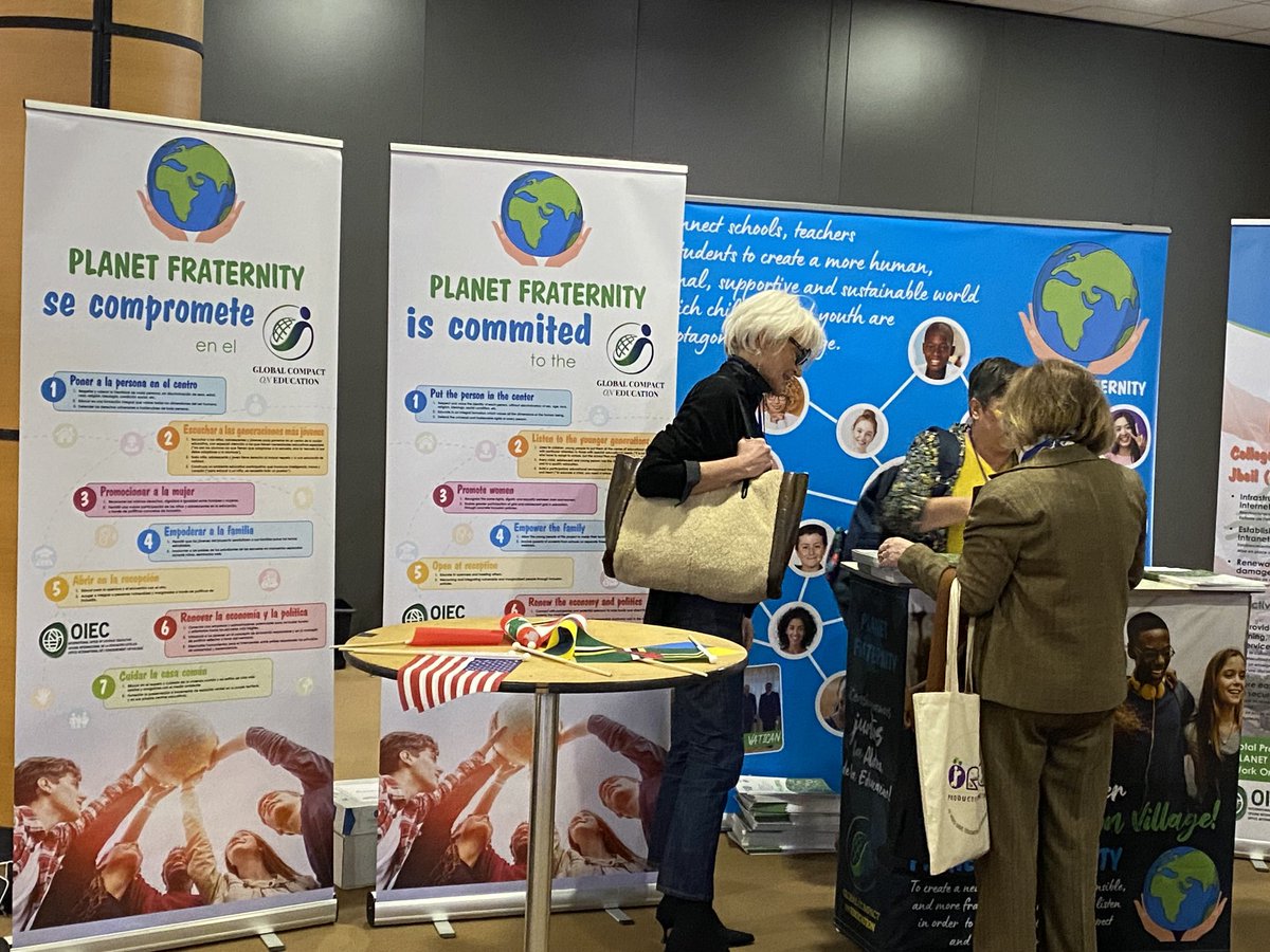 leloupleloup71's tweet photo. Le congrès de l’OIEC se félicite de la 1ere rencontre des jeunes de Planet Fraternity : des jeunes de l’enseignement catholique du monde entier ensemble bâtisseurs de paix https://t.co/l9yQXO77Nd