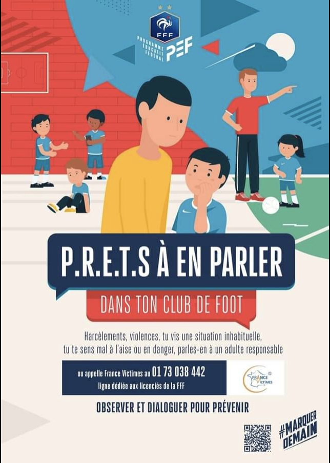 Convention entre la Fédération et la <a href="/FFF/">FFF</a>

Elle prévoit :
👉Un accompagnement #juridique, #psychologique et social pour toute violence.
📞Une écoute via un numéro dédié 7j/7 - 9h à 21h

+ d’info : urlz.fr/jZ3S

#VictimesPlusJamaisSeules #AideAuxVictimes #CultureCommune