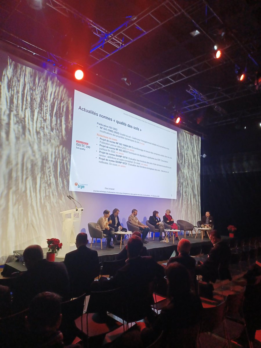 INERIS_fr's tweet image. #SSP2022 | Normes qualité des sols : le point sur l&apos;actualité 
@Ecologie_Gouv
@BRGM_fr
#pollution #environnement #sitesetsolspollués