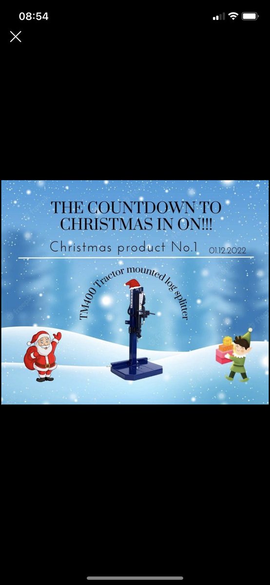 oxdaleproducts's tweet photo. THE COUNTDOWN TO CHRISTMAS HAS FINALLY BEGUN🎅🎄

Our first product of Christmas is the TM400 tractor mounted log splitter. 

Did you know the TM400 log splitter was the first product Oxdale Products developed and produced?🤔🪵

 #logsplitter #splitter #logburner #tractors #santa https://t.co/Y7o37h5h8D