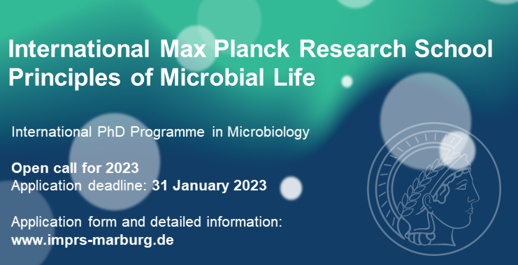 Are you interested in doing exciting research in modern microbiology? Do you hold an MSc or equiv in biology, biochemistry, genetics, bioinformatics, chemistry, physics or another relevant field? Apply now for 3-year fully-funded PhD projects @ imprs-marburg.de! Pls RT