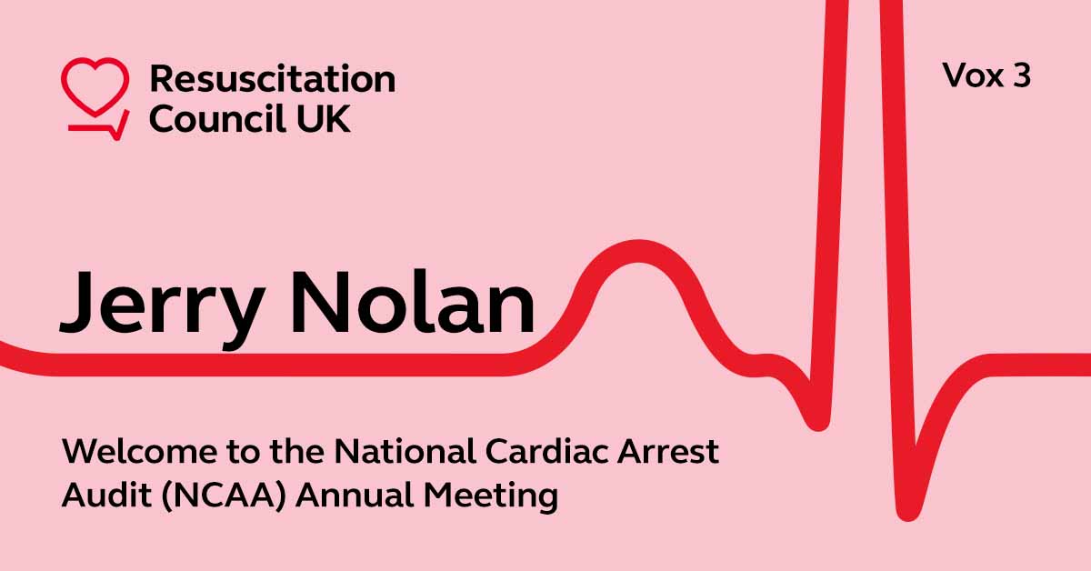 In Vox 3 this morning, we have the National Cardiac Arrest Audit (NCAA) Annual Meeting. 

We'll be starting shortly with a welcome and overview from Jerry Nolan. #RCUKAC22